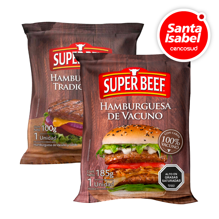 04 Dic – SISA – Hamburguesas Super Beef 100g y 185g