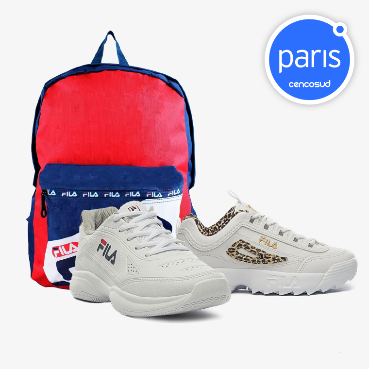 Zapatillas y productos FILA seleccionados en oferta pagando con CencoPay en París