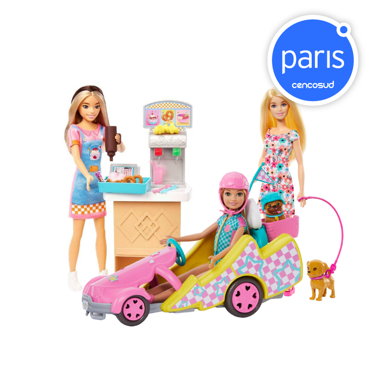 20% dcto en productos seleccionados Barbie pagando con CencoPay en Paris.cl