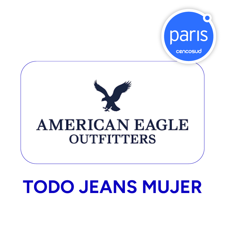 Jeans Mujer American Eagle en oferta pagando con CencoPay en Paris.