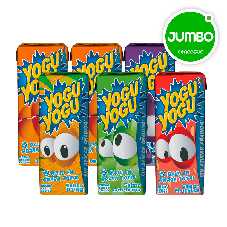 Yogu Yogu en oferta pagando con CencoPay en Jumbo