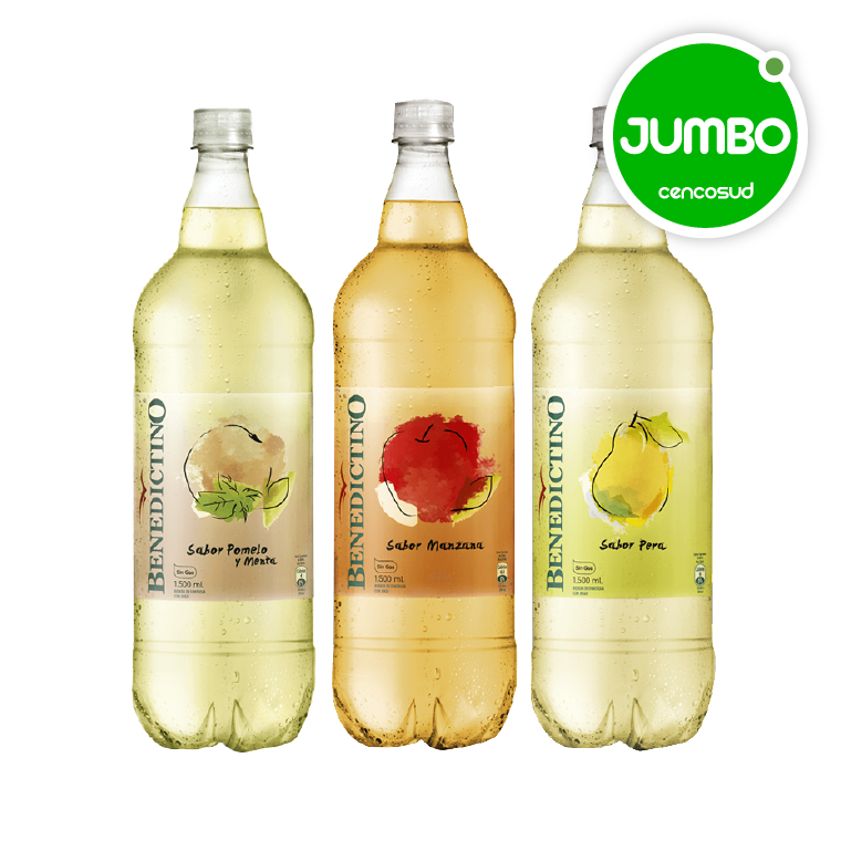 Agua Benedictino en oferta pagando con CencoPay en Jumbo