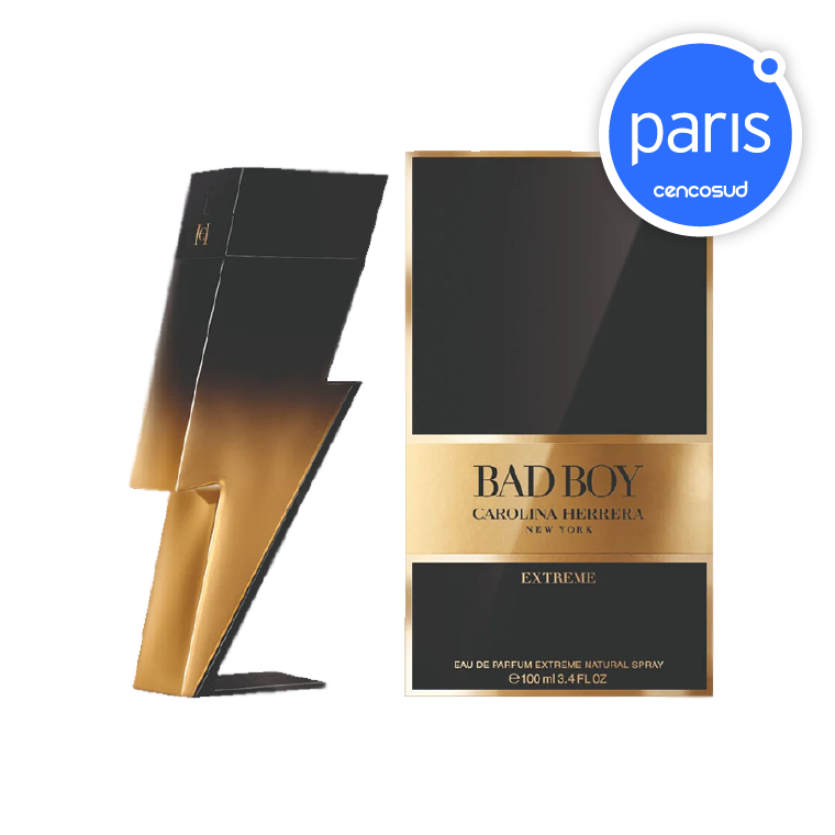 Perfume Carolina Herrera Bad Boy Extreme EDP Hombre en oferta pagando con CencoPay en Paris