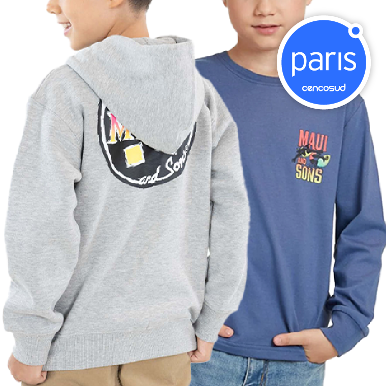 Vestuario Infantil Maui & Sons en oferta pagando con CencoPay en Paris