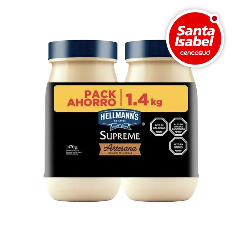 Pack Mayo Supreme en oferta pagando con CencoPay en Santa Isabel