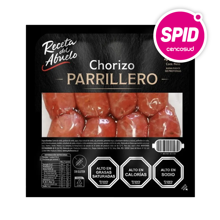 Chorizo Parrillero en oferta pagando con CencoPay en tiendas SPID