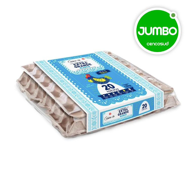 Huevos Extra en oferta pagando con CencoPay en Jumbo