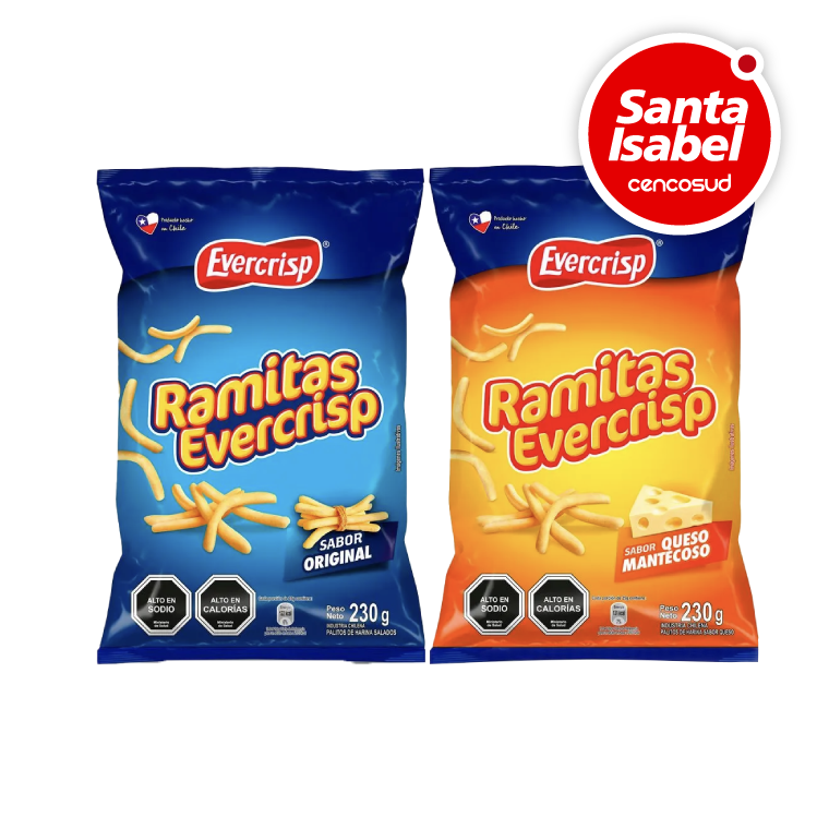 Ramitas en oferta pagando con CencoPay en Santa Isabel