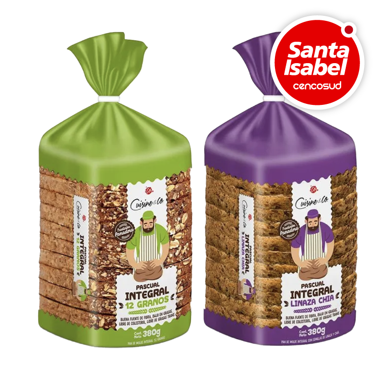 Pan de Molde con Semillas en oferta pagando con CencoPay en Santa Isabel