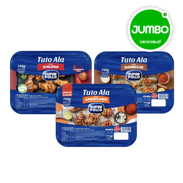 Alitas de Pollo en oferta pagando con CencoPay en Jumbo