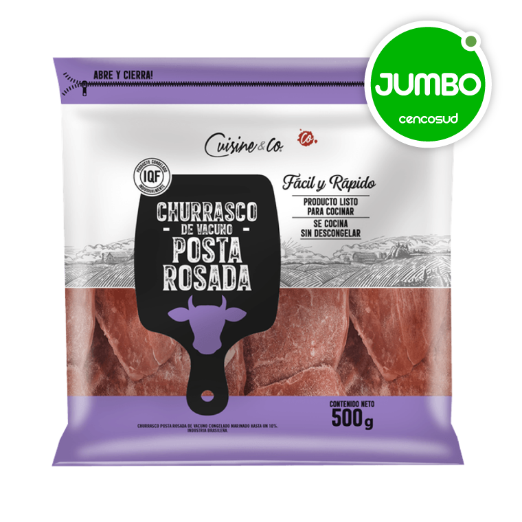 Churrasco en oferta pagando con CencoPay en Jumbo