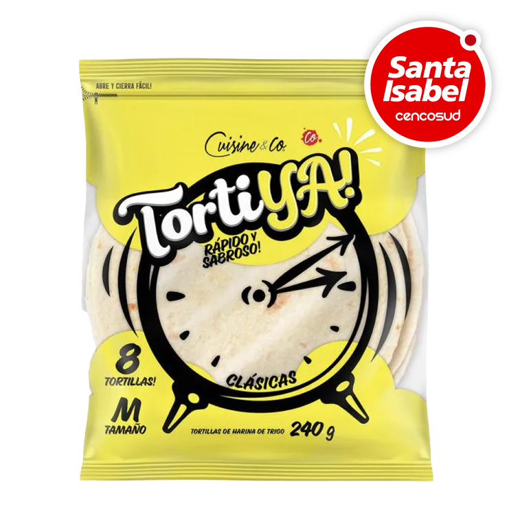 Tortilla en oferta pagando con CencoPay en Santa Isabel