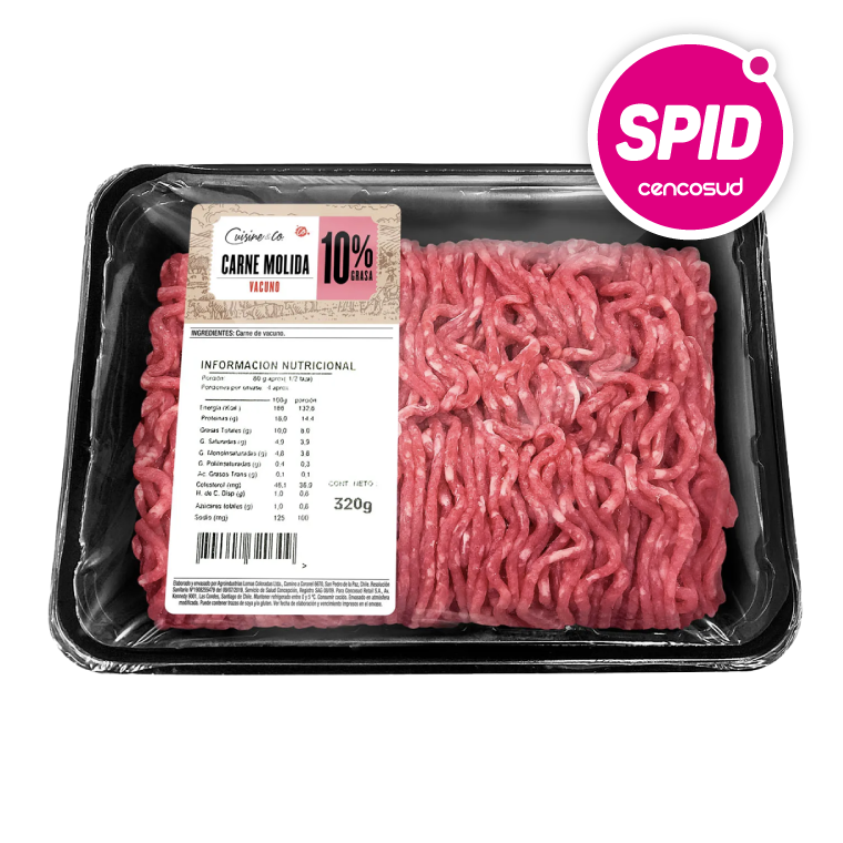 Carne Molida 10% Grasa en oferta pagando con CencoPay en SPID