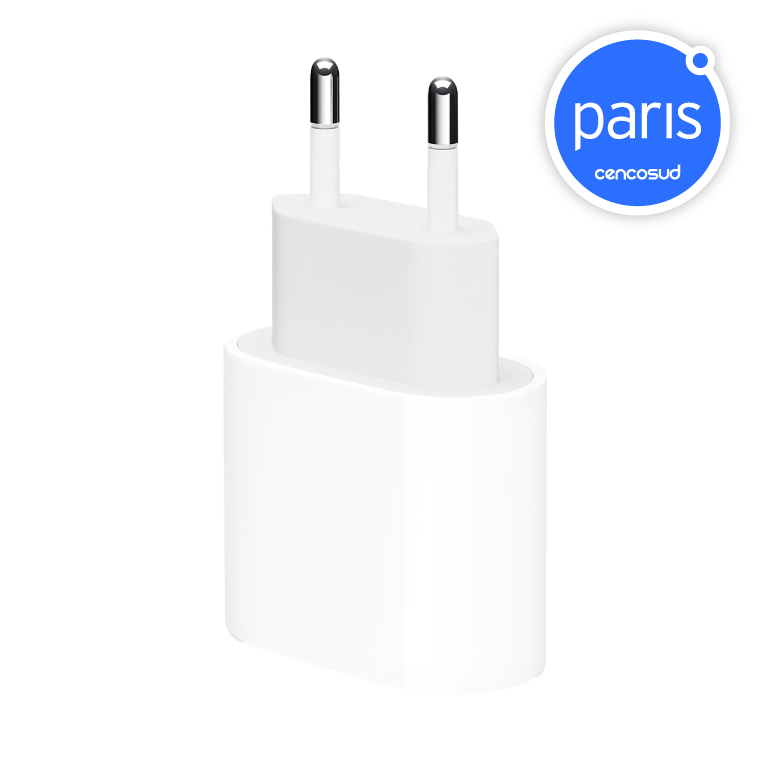 Adaptador de Corriente Apple en oferta pagando con CencoPay en Paris