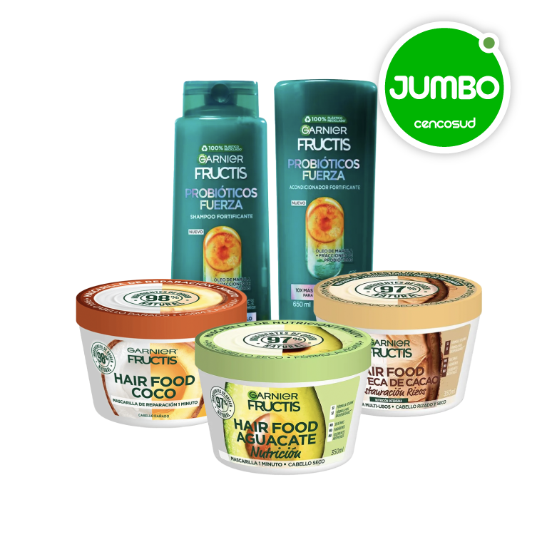 Capilar Fructis en oferta pagando con CencoPay en Jumbo