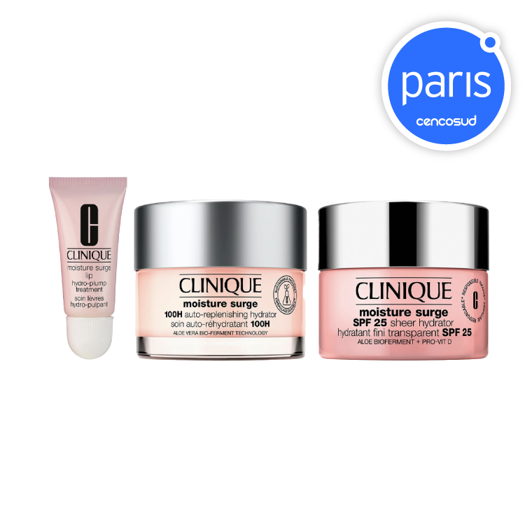 Set Clinique Hidratación en oferta pagando con CencoPay en Paris