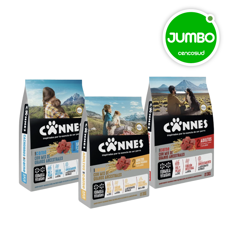 Alimento Perro Cannes en oferta pagando con CencoPay en Jumbo