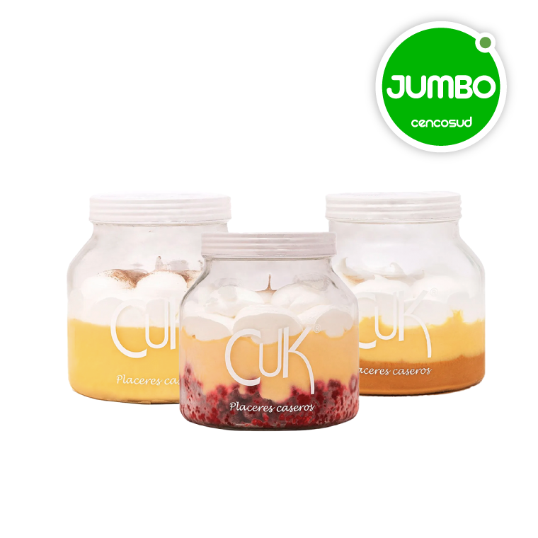 Postre Familiar CUK en oferta pagando con CencoPay en Jumbo