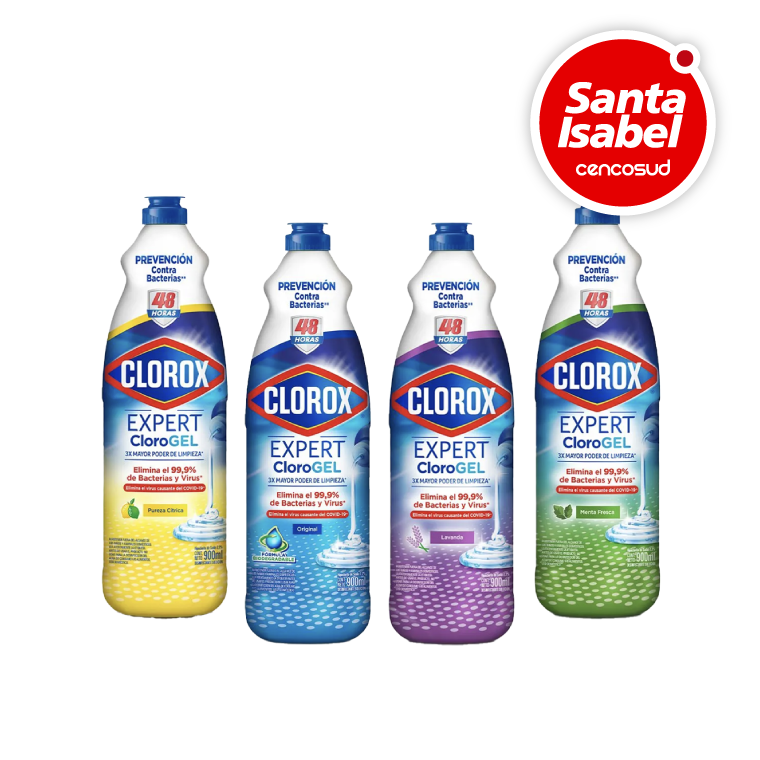 Clorox en oferta pagando con CencoPay en Santa Isabel