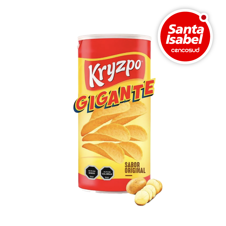 Papas Kryzpo en oferta pagando con CencoPay en Santa Isabel