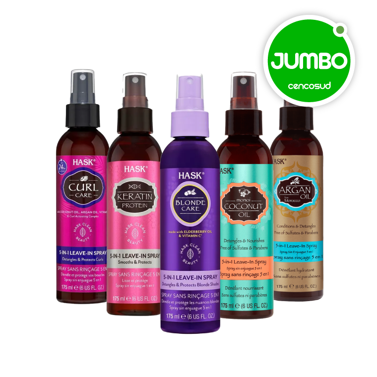 Aceites Capilares 5 en 1 Hask 100ml en oferta pagando con CencoPay en Jumbo