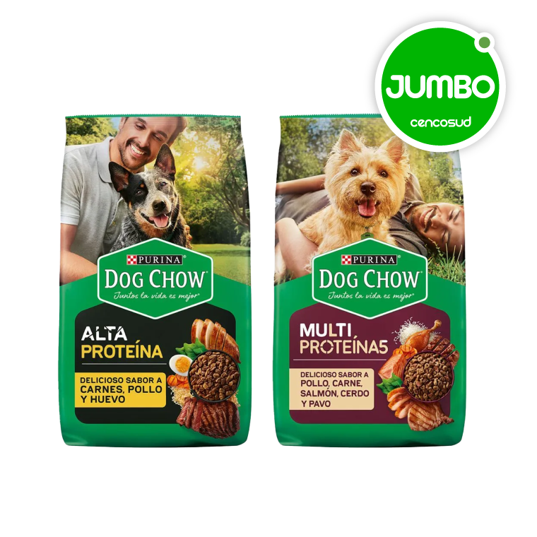 Alimento Perro Adulto Dog Chow Alta o Multi Proteína en oferta pagando con CencoPay en Jumbo