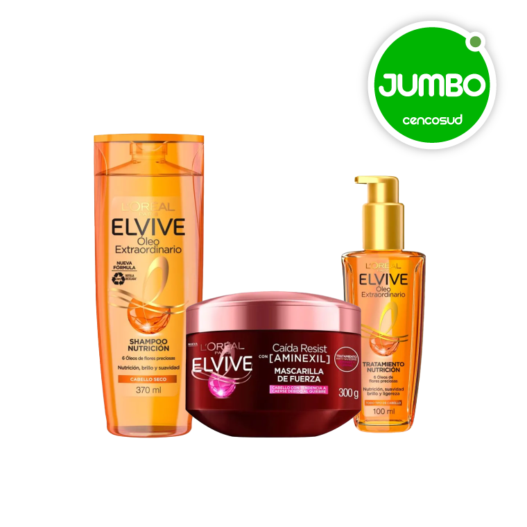 Capilar Elvive en oferta pagando con CencoPay en Jumbo