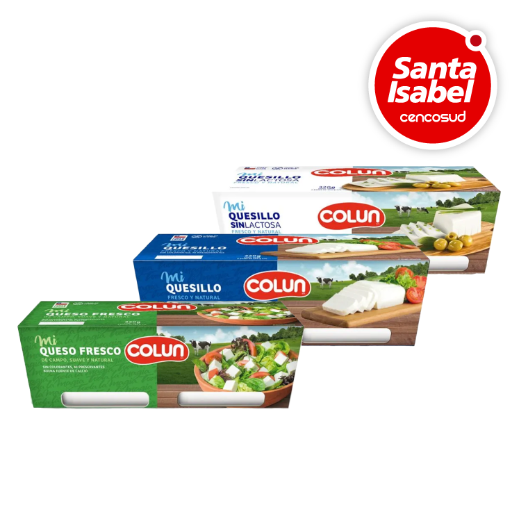 Quesillo Colun Pote Variedades en oferta pagando con CencoPay en Santa Isabel