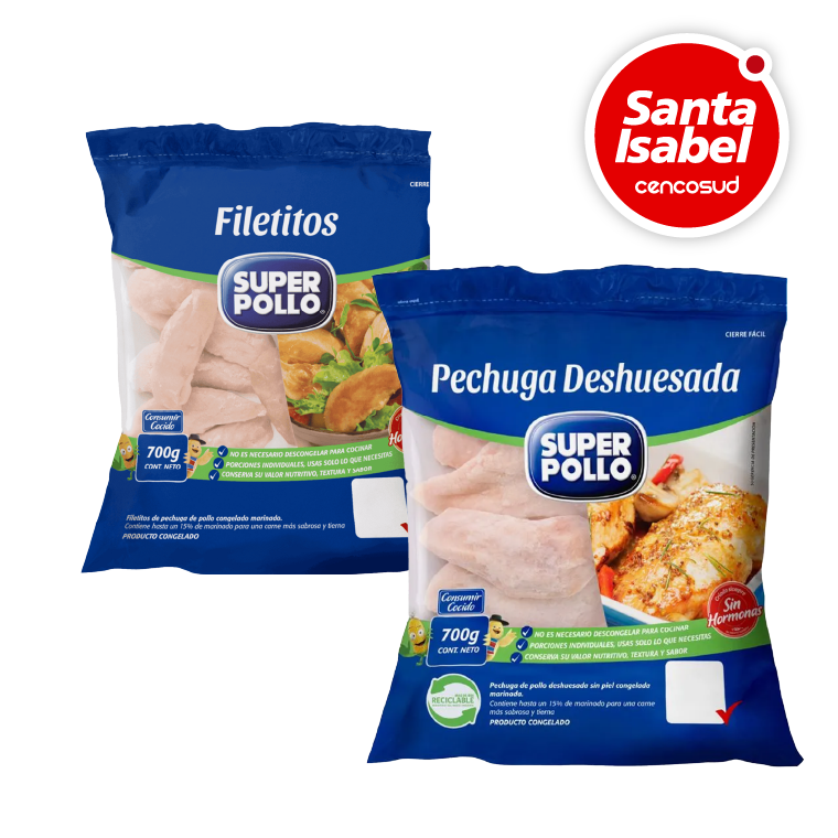 Pechuga Deshuesada Filetes de Pollo en oferta pagando con CencoPay en Santa Isabel