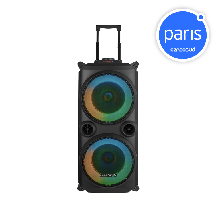 Parlante Bluetooth Master-G en oferta pagando con CencoPay en Paris