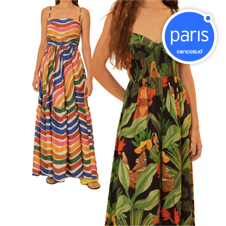 Vestuario mujer Farm Rio en oferta pagando con CencoPay en Paris
