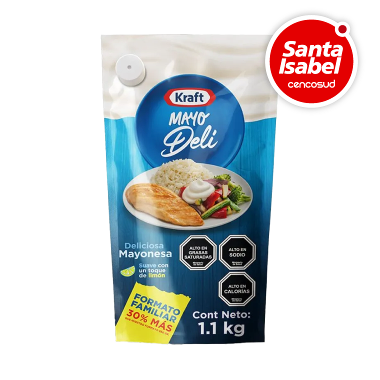 Mayonesa Kraft en oferta pagando con CencoPay en Santa Isabel