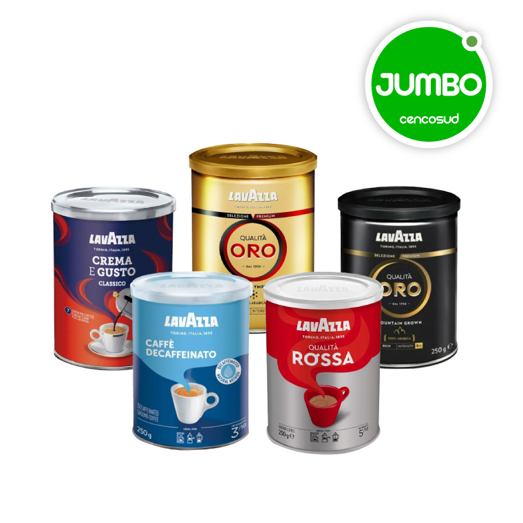 Cafe Lavazza en oferta pagando con CencoPay en Jumbo