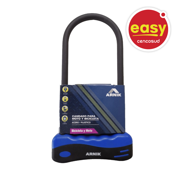 Candado Para Moto y Bicicleta Arnik en oferta pagando con CencoPay en Easy.