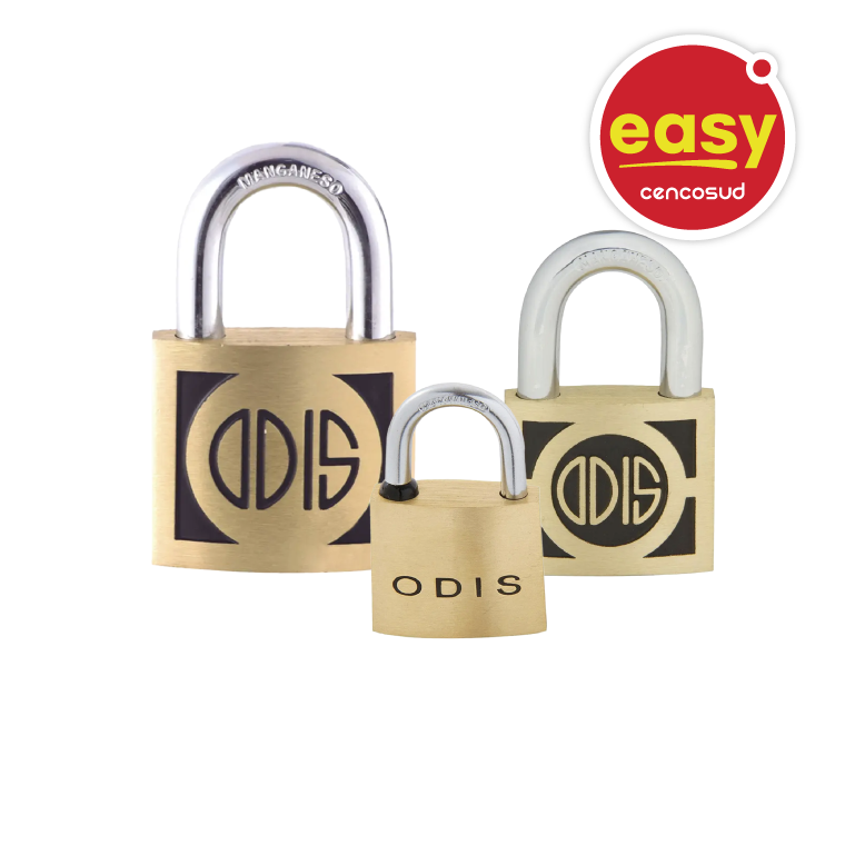 Candados Odis Interior/Exterior Bronce Odis. Productos Seleccionados en oferta pagando con CencoPay en Easy.