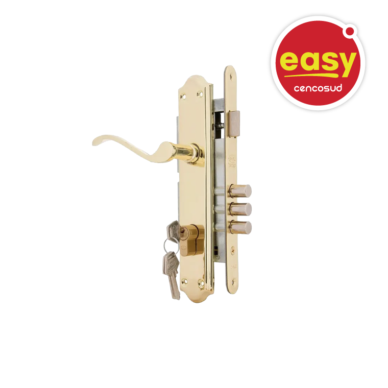 Cerradura Embutida Manilla Acceso 1/2 Derecha Bronce Anna Poli en oferta pagando con CencoPay en Easy