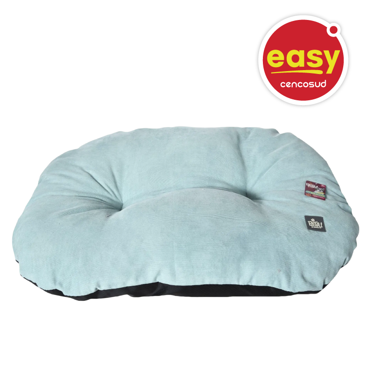 Cojín Mascota XL Puppy Celeste Pet's Fun en oferta pagando con CencoPay en Easy.