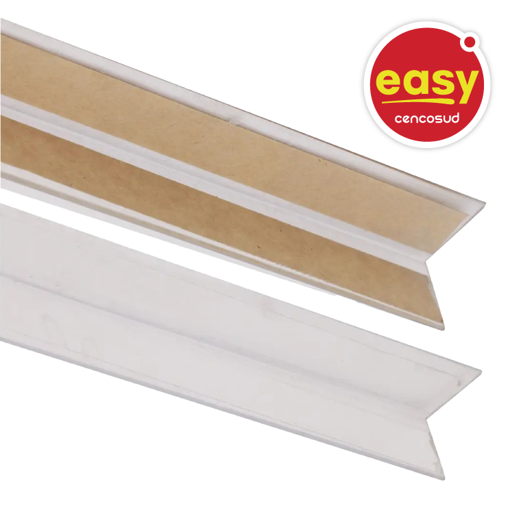 Esquinero 122x2,2x2,2cm Transparente Dvp en oferta pagando con CencoPay en Easy.