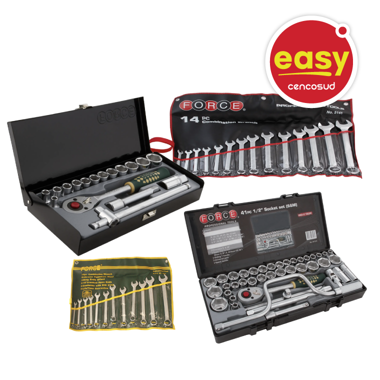 Todo Juego de Herramientas Force en oferta pagando con CencoPay en Easy