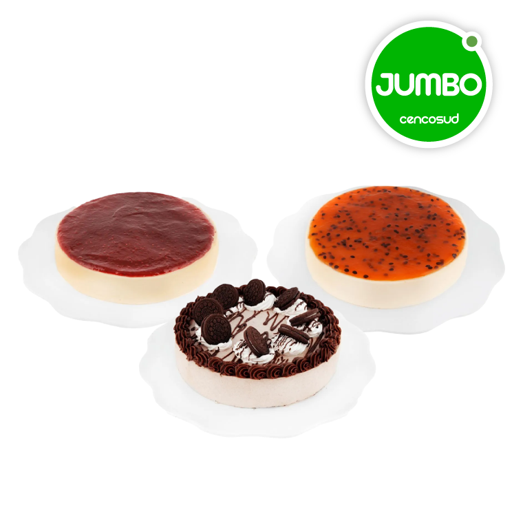 Cheescakes en oferta pagando con CencoPay en Jumbo