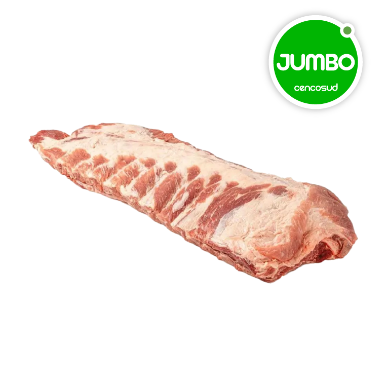 Costillar de cerdo St Louis en oferta pagando con CencoPay en Jumbo