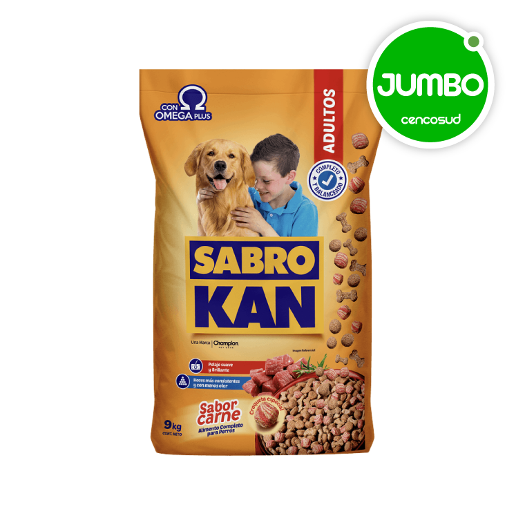 Alimento Sabrokan en oferta pagando con CencoPay en Jumbo