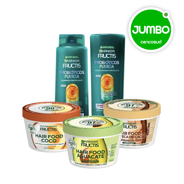 Capilar Fructis en oferta pagando con CencoPay en Jumbo