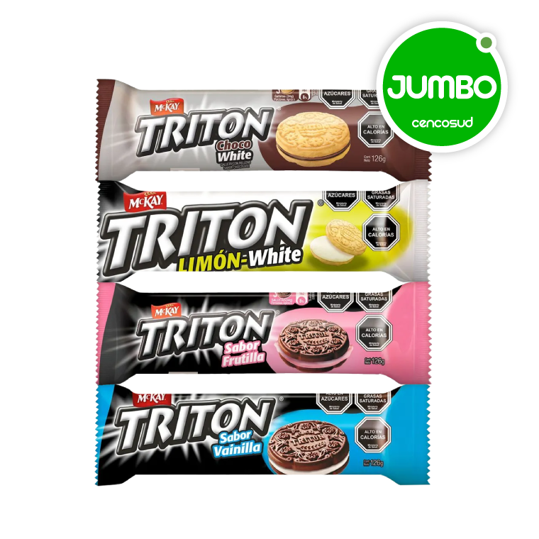 Galletas Triton en oferta pagando con CencoPay en Jumbo