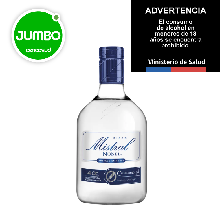 Pisco Mistral en oferta pagando con CencoPay en Jumbo