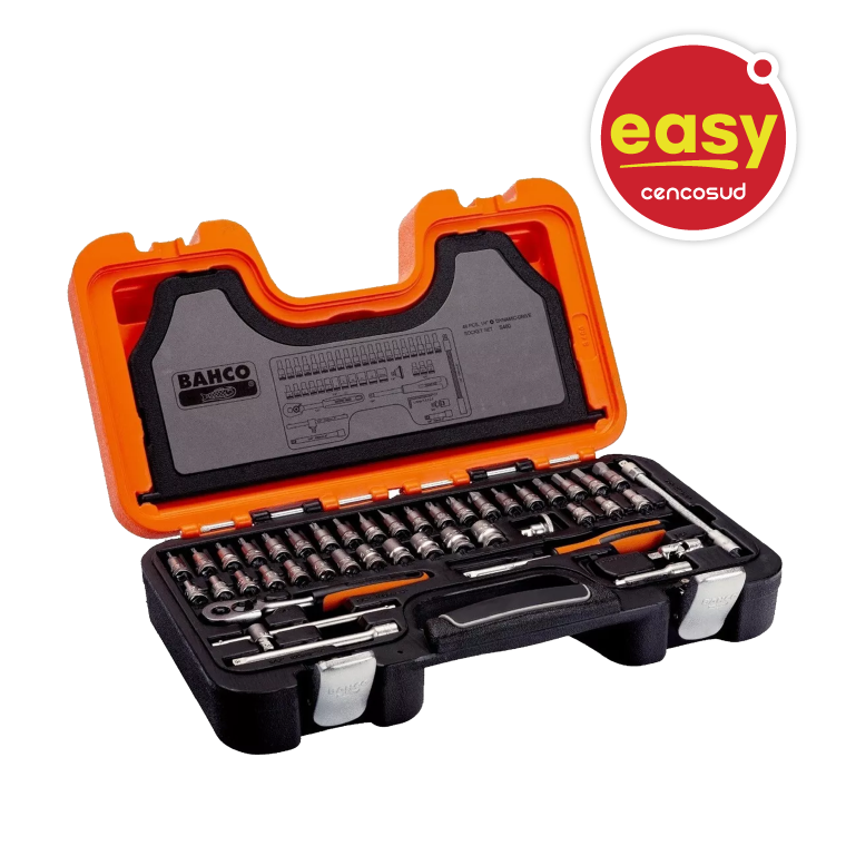 Set De Dados y Accesorios 46 Piezas Bahco en oferta pagando con CencoPay en Easy