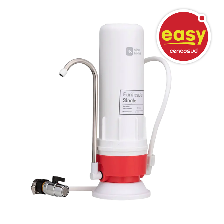 Purificador Single Carbón Block Vigahome en oferta pagando con CencoPay en Easy