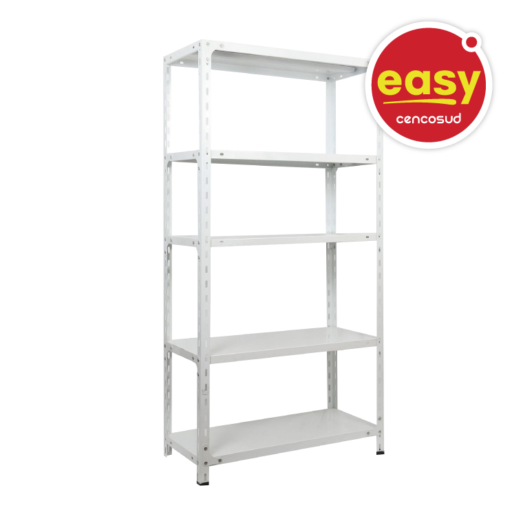 Repisa 5 Niveles Metal Blanco Cotidiana en oferta pagando con CencoPay en Easy