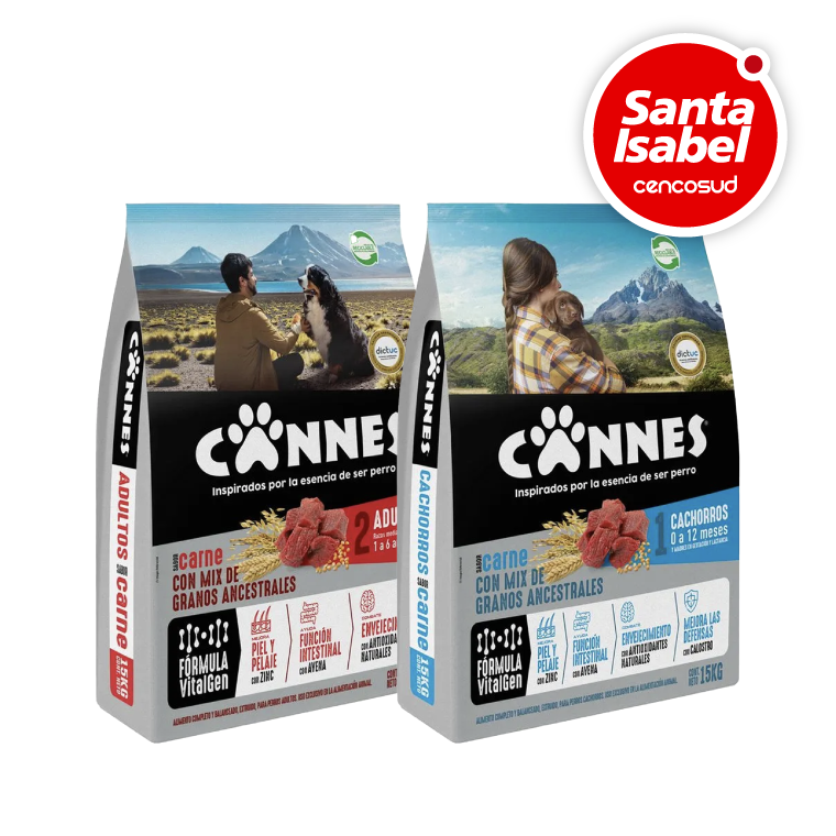 Alimento Cannes en oferta pagando con CencoPay en Santa Isabel