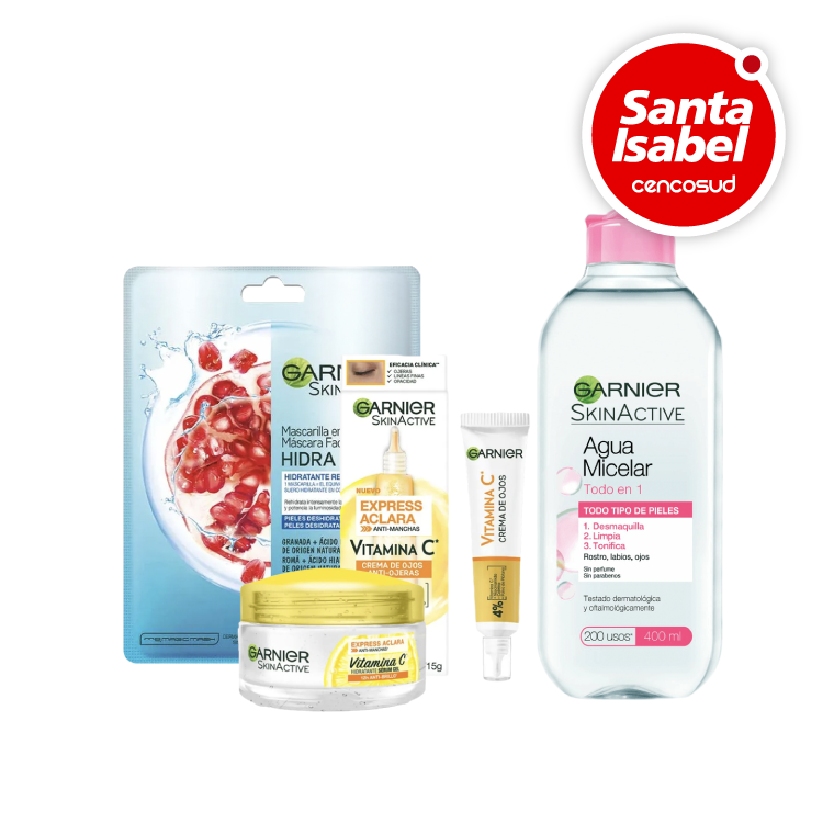 Cuidado Facial Garnier en oferta pagando con CencoPay en Santa Isabel